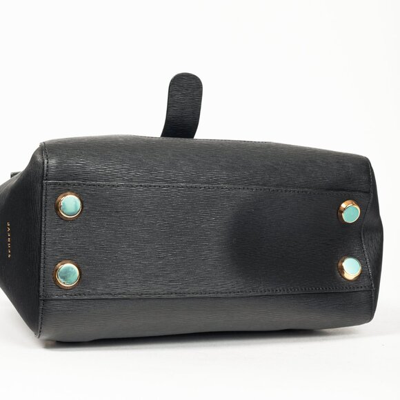 Senreve Midi Maestra Black Textured-Leather Backpack - Picture 5 of 16